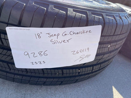 18" Jeep Grand Cherokee L OEM wheels rims 9286 Durango 2024 2025 2026 MICHELIN Texas Truck Tire