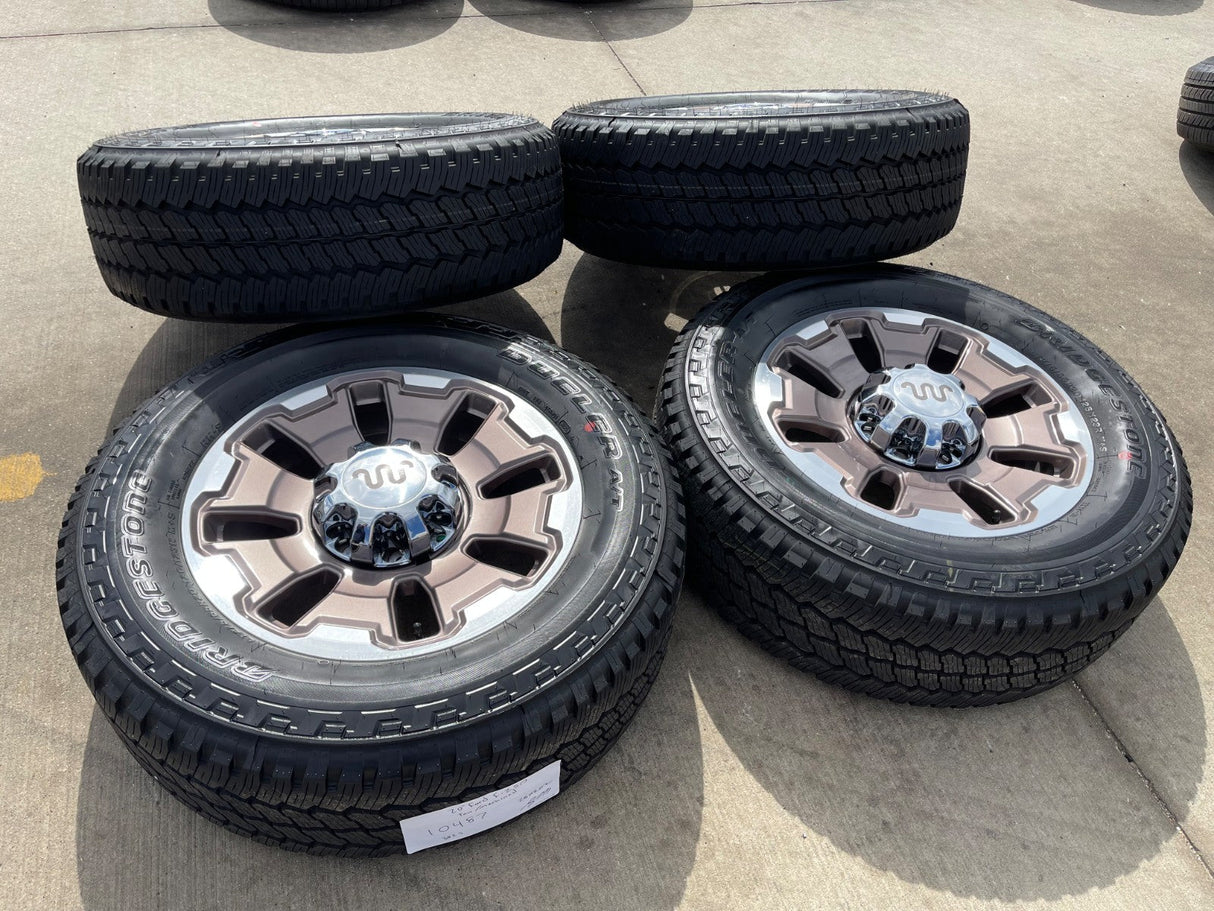 20" Ford F-250 F-350 OEM 10487 LIMITED KING RANCH tan wheels rims 2025 2026 NEW Texas Truck Tire