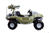 Halo Warthog Electric Ride-On Vehicle with Laser Tag Gun and Body Armor - Microsoft Licensed
