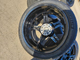 19" + 20" Chevy Corvette C8 OEM 14007 14008 wheels rims MICHELIN Texas Truck Tire