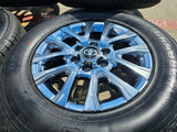 18" Toyota Tacoma LIMITED OEM chrome wheels rims 4260 4Runner 2024 2025 2026 NEW Texas Truck Tire