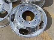 17" Ford F-350 Dually OEM 10477 10478 rims wheels 2023 2024 2025 2026 POLISHED Texas Truck Tire