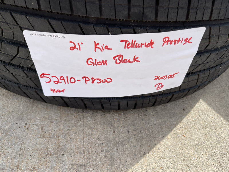 21" Kia Telluride Prestige OEM wheels rims Sorento Sedona 2025 2026 2027 NEW Texas Truck Tire