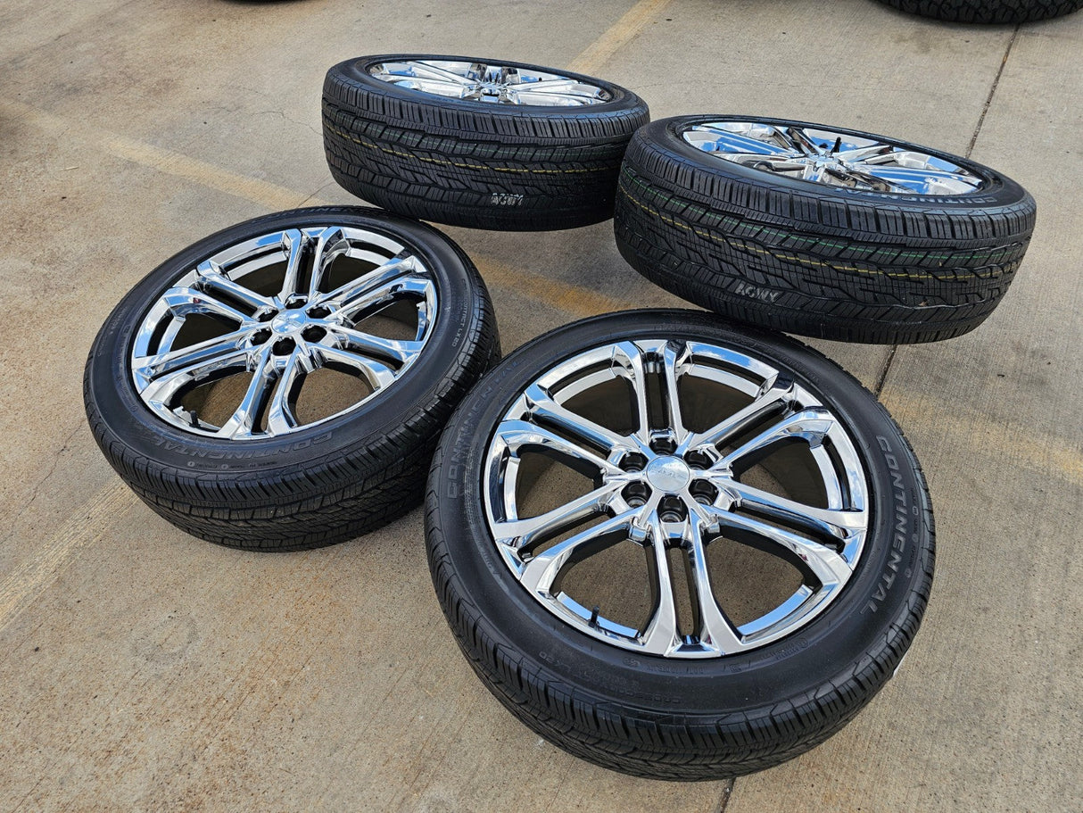 22" Buick Enclave OEM 94061 wheels rims Blazer Acadia Traverse XT6 2025 2026 NEW Texas Truck Tire