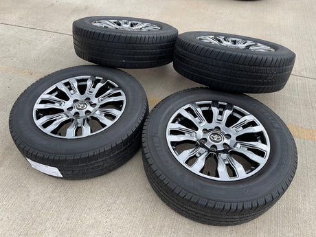20" Nissan Titan XD OEM 62728 wheels rims tires CHROME DISCOUNTED Texas Truck Tire