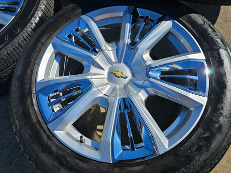 22" Chevy Tahoe RST Premier OEM wheels rims 14046 96951 Silverado Suburban Texas Truck Tire