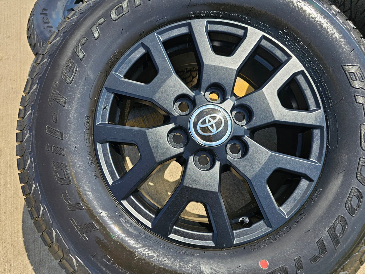17" Toyota Tacoma 4Runner TRD OEM 10637 94254 wheels rims 2025 2026 NEW BFG Texas Truck Tire