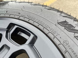 18" Toyota Tundra TRD BBS FORGED OEM black 95458 wheels rims Sequoia FALKEN A/T3 Texas Truck Tire