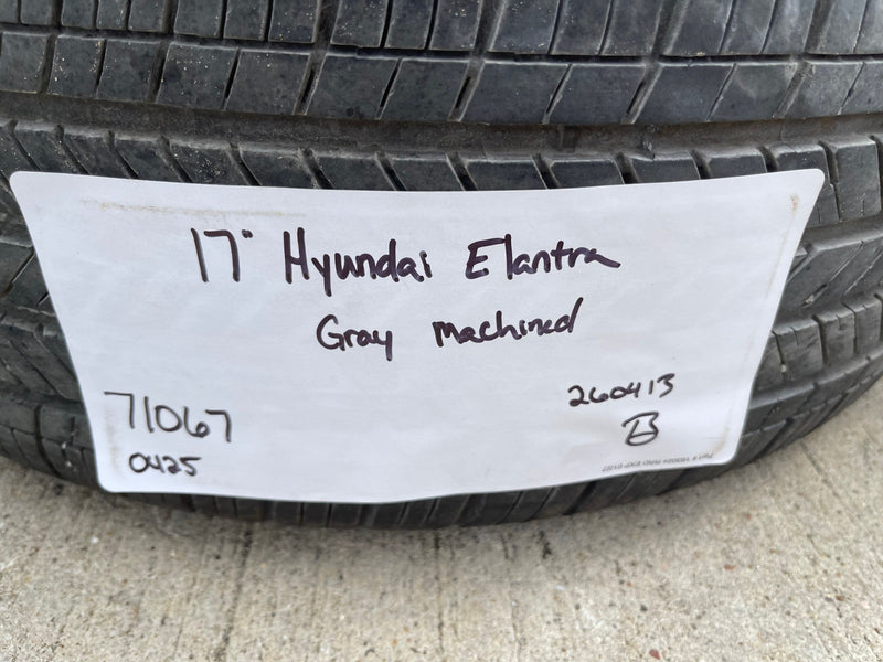 17" Hyundai Elantra Sonata OEM wheel rims 71067 Veloster 2024 2025 2026 GOODYEAR Texas Truck Tire
