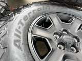 17" Jeep Wrangler Rubicon OEM 9260 wheels rims Gladiator tires BFG KO2 A/T 33" Texas Truck Tire