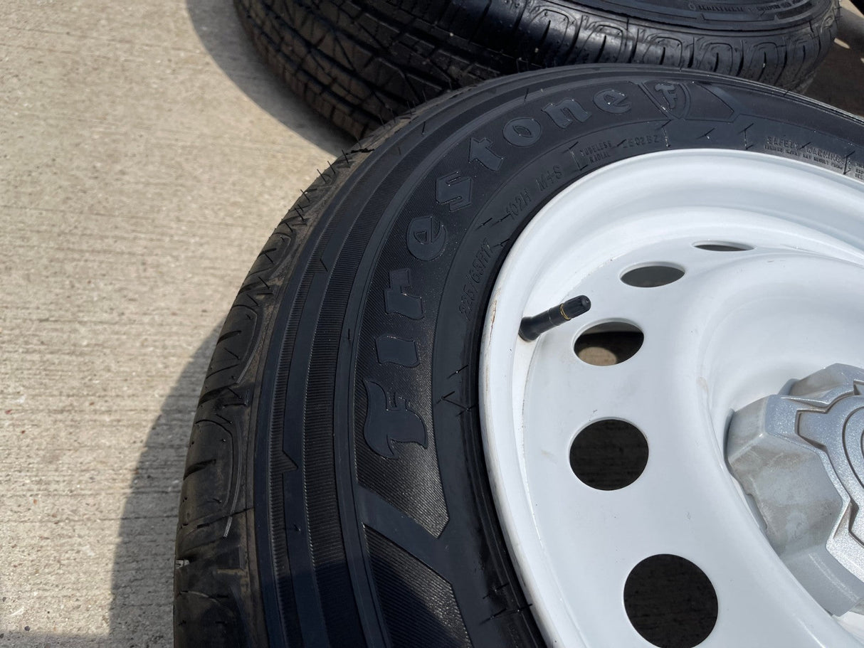 17" Ford Maverick Bronco Sport WHITE rims wheels 10415 OEM NEW Texas Truck Tire