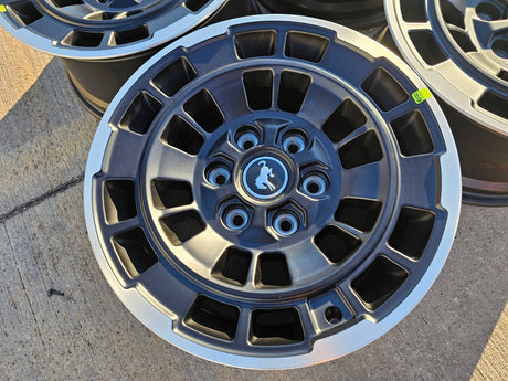(4) 17" Ford Bronco wheels rims OEM 22025 Ranger 2023 2024 2025 2026 NEW Texas Truck Tire