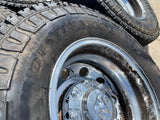 17" Dodge Ram 3500 Dually Laramie 8x200 wheels rims 2701 2702 OEM FIRESTONE Texas Truck Tire