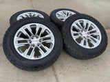 20" GMC Yukon Sierra Tahoe Silverado OEM 2120 14024 wheels rims BFG KO2 A/T 33" Texas Truck Tire