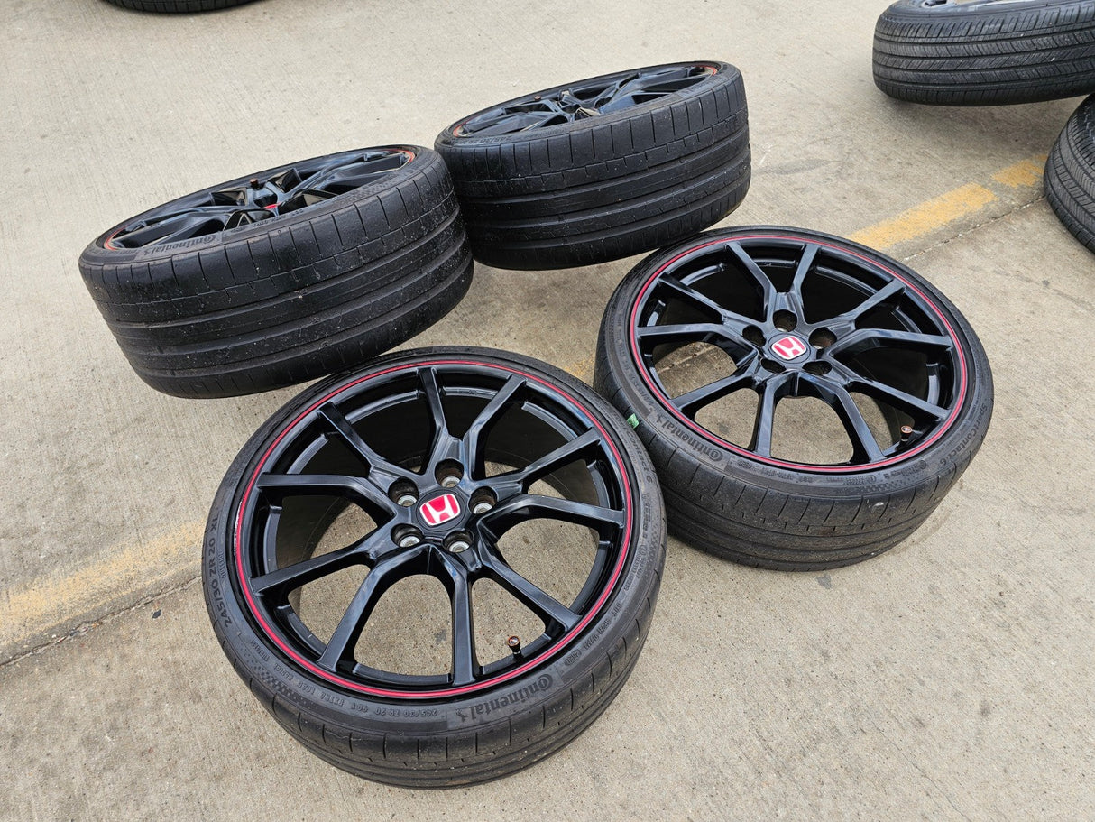 20" Honda Civic Type R OEM wheels rims 63692 tires CONTINENTAL Texas Truck Tire