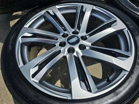 24" Cadillac Escalade V OEM wheels rims tires 2023 2024 2025 2026 2027 NEW Texas Truck Tire
