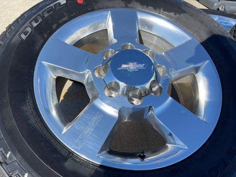 20" Chevy Silverado ZR2 GMC Sierra AT4X 2500 OEM 5771 5801 5826 wheels rims NEW Texas Truck Tire