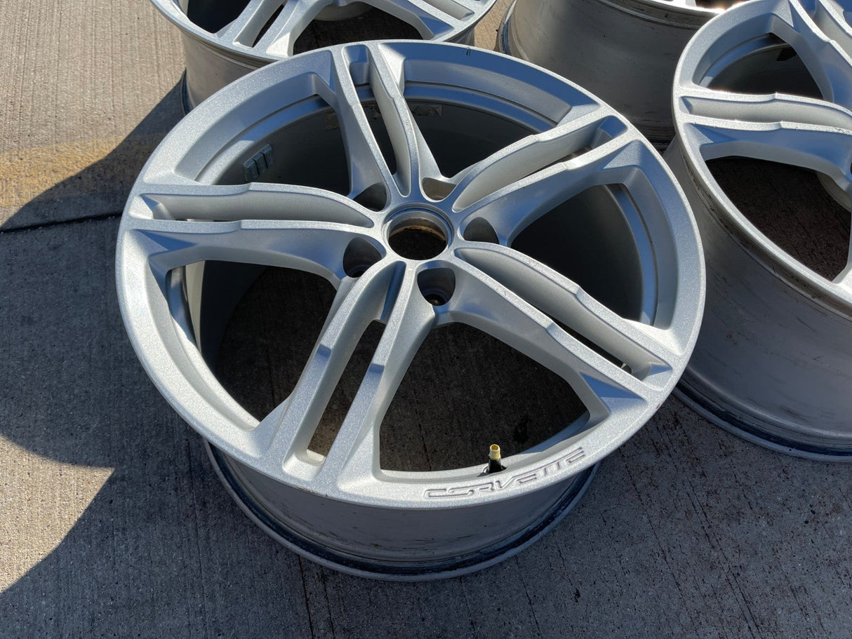 18" + 19" Chevy Corvette OEM 5726 5730 wheels rims 2016 2017 2018 2019 Texas Truck Tire