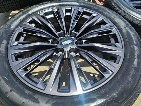 22" Cadillac Escalade V V600 Platinum OEM ORIGINAL rims 2025 2026 NEW Texas Truck Tire