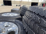 18" Ram 2500 3500 Laramie Power Wagon OEM wheels rims 2693 tires FIRESTONE A/T2 Texas Truck Tire