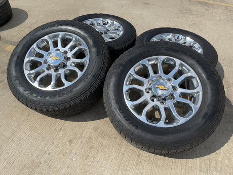 20" Chevy Silverado HIGH COUNTRY GMC Sierra AT4 2500 3500 OEM 95685 wheels rims Texas Truck Tire