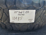 20" Ford F-250 F-350 OEM 10296 10485 Lariat wheels rims NITRO 37" Texas Truck Tire