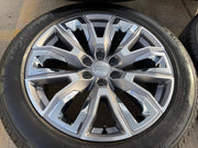 22" GMC Yukon Chevy Tahoe Escalade OEM 95513 14134 wheels rims BRIDGESTONE NEW Texas Truck Tire