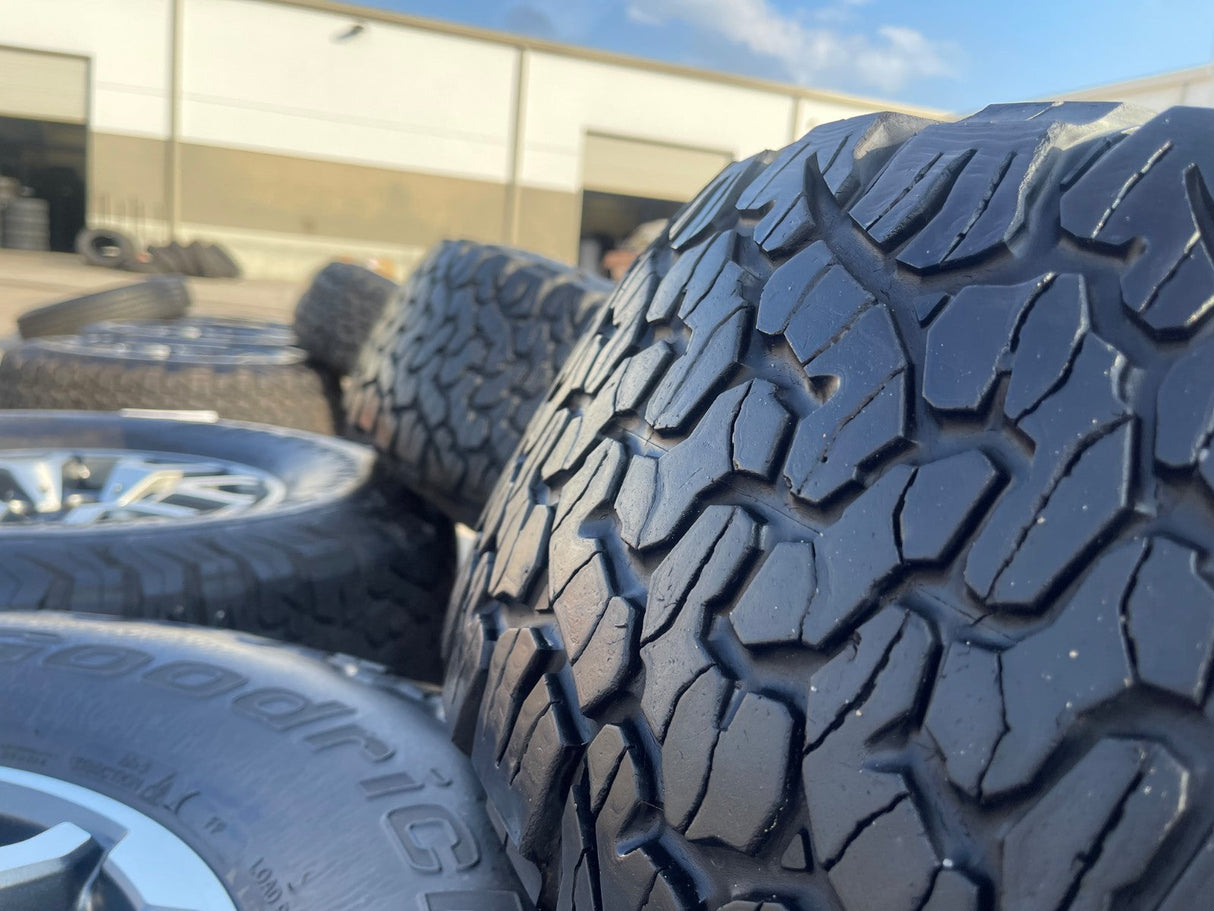 17" Ford F-150 Raptor Bronco OEM rims wheels 10461 tires 37" BFG Texas Truck Tire