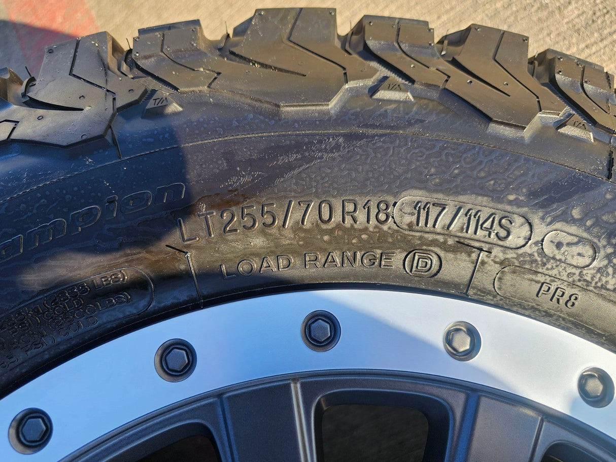 (5) 18" INEOS Grenadier OEM wheels rims Beadlock 2023 2024 2025 2026 NEW BFG Texas Truck Tire