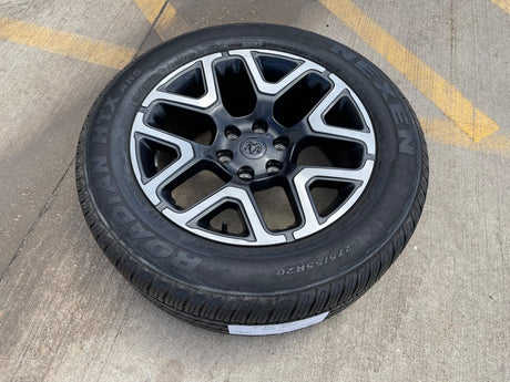 20" Dodge Ram 1500 OEM 94059 Laramie wheel rim 68583860AA Spare 2024 2025 2026 Texas Truck Tire