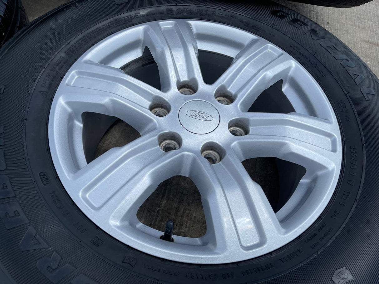 17" Ford Ranger Bronco wheels rims OEM 10228 tires 2022 2023 2024 2025 2026 Texas Truck Tire
