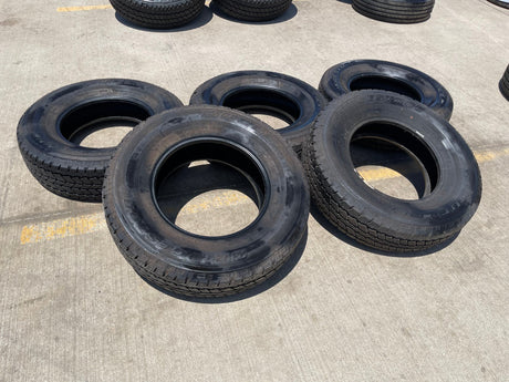 (5) 255/75/17 Bridgestone Dueler A/T tires Jeep Wrangler Ford Bronco Texas Truck Tire