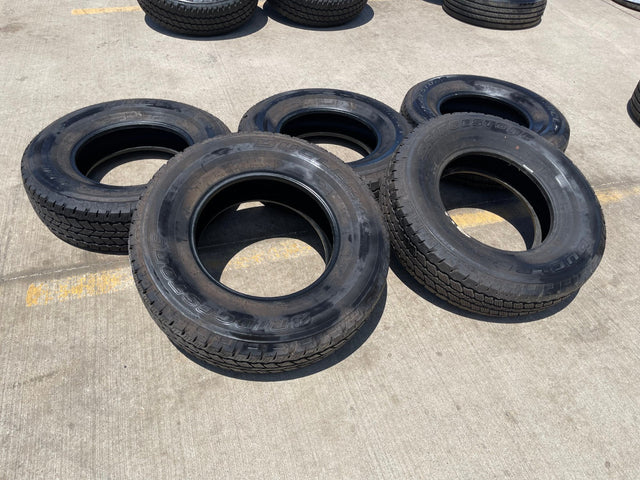 (5) 255/75/17 Bridgestone Dueler A/T tires Jeep Wrangler Ford Bronco Texas Truck Tire