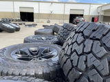 (5) 17" Jeep Wrangler Rubicon OEM 96226 wheels rims Gladiator FALKEN A/T3 NEW Texas Truck Tire