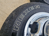 17" Dodge Ram 3500 Dually 8x200 wheels rims 2703 2704 OEM A/T tires Texas Truck Tire