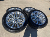 22" Cadillac Escalade Platinum OEM wheels rims tires 2024 2025 2026 NEW Texas Truck Tire