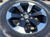 18" Dodge Ram 1500 Rebel Black OEM wheels rims 2671 tires 2024 2025 2026 NEW Texas Truck Tire