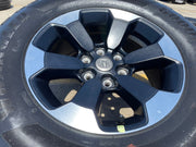 18" Dodge Ram 1500 Rebel Black OEM wheels rims 2671 tires 2024 2025 2026 NEW Texas Truck Tire