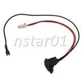 Electric Ride-On Toy Car Power Charging Socket Charging Interface Cable 2-Pin Port
