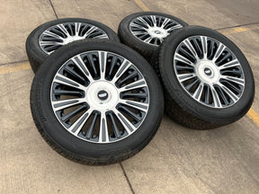 22" Cadillac Escalade Platinum OEM 4876 95167 wheels rims 2023 2024 2025 NEW Texas Truck Tire