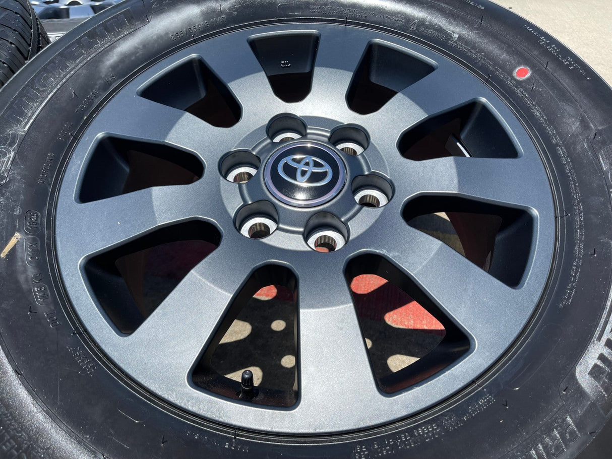 18" Toyota Land Cruiser OEM TRD wheels rims 95952 Tundra Sequoia MICHELIN NEW Texas Truck Tire