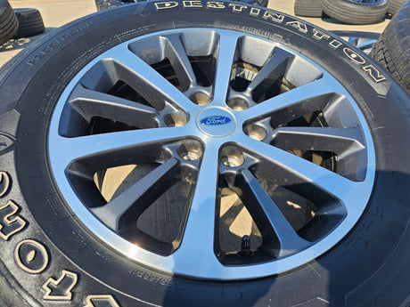 18" Ford F-150 Expedition 10142 OEM rims wheels tires 2018 2019 2020 2022 2023 Texas Truck Tire