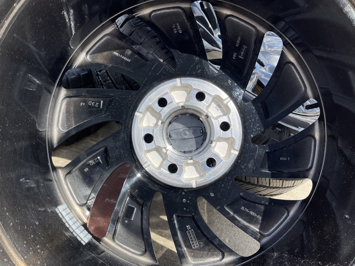 22" Lincoln Navigator OEM 10665 rims wheels BLACK LABEL 2025 2026 MICHELIN Texas Truck Tire