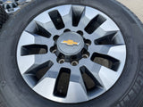 20" Chevy Silverado GMC Sierra AT4 2500 3500 OEM 5960 5947 wheels rims MICHELIN Texas Truck Tire