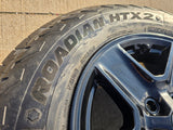 17" Jeep Gladiator BLACK OEM wheels rims 9235 Wrangler 2024 2025 2026 NEW Texas Truck Tire