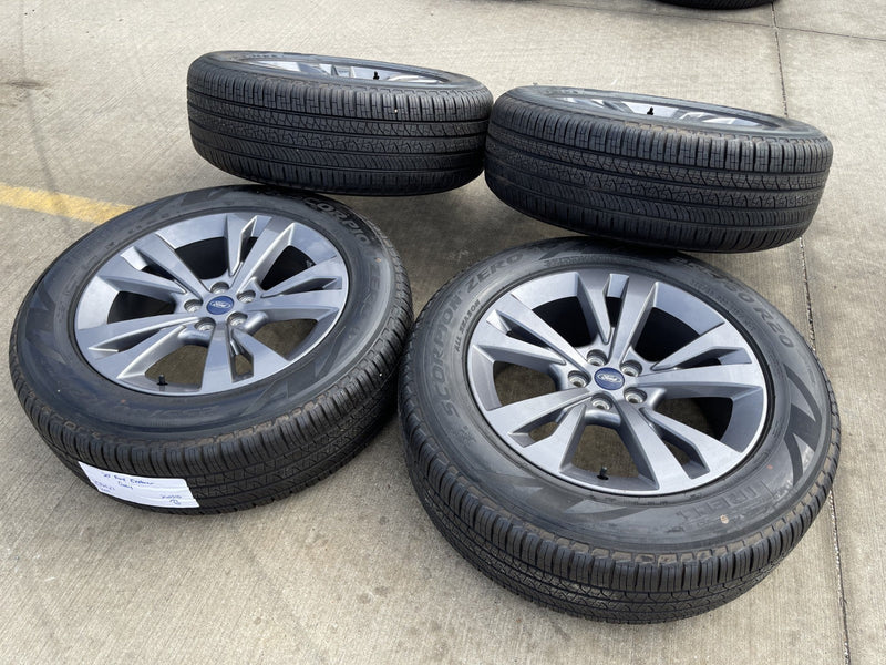 20" Ford Explorer Limited OEM rims wheels 10267 Aviator 2025 2026 NEW PIRELLI Texas Truck Tire