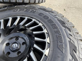 18" 18x10 Fuel CYCLONE D683 Jeep Wrangler wheels rims 5x5 5x127 TOYO R/T 37" Texas Truck Tire