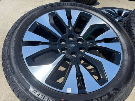 22" Ford F-150 LIMITED Plus OEM 94223 rims wheels Expedition MICHELIN 2026 NEW Texas Truck Tire