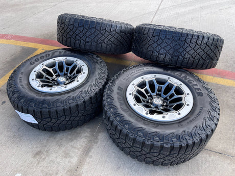 18" Dodge Ram 1500 TRX Beadlock OEM 2735 RHO wheels rims 2021 2022 2023 2024 Texas Truck Tire