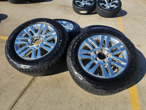 20" Toyota Tundra TSS TRD T Force OEM wheels rims 5x150 tires FIRESTONE A/T2 Texas Truck Tire